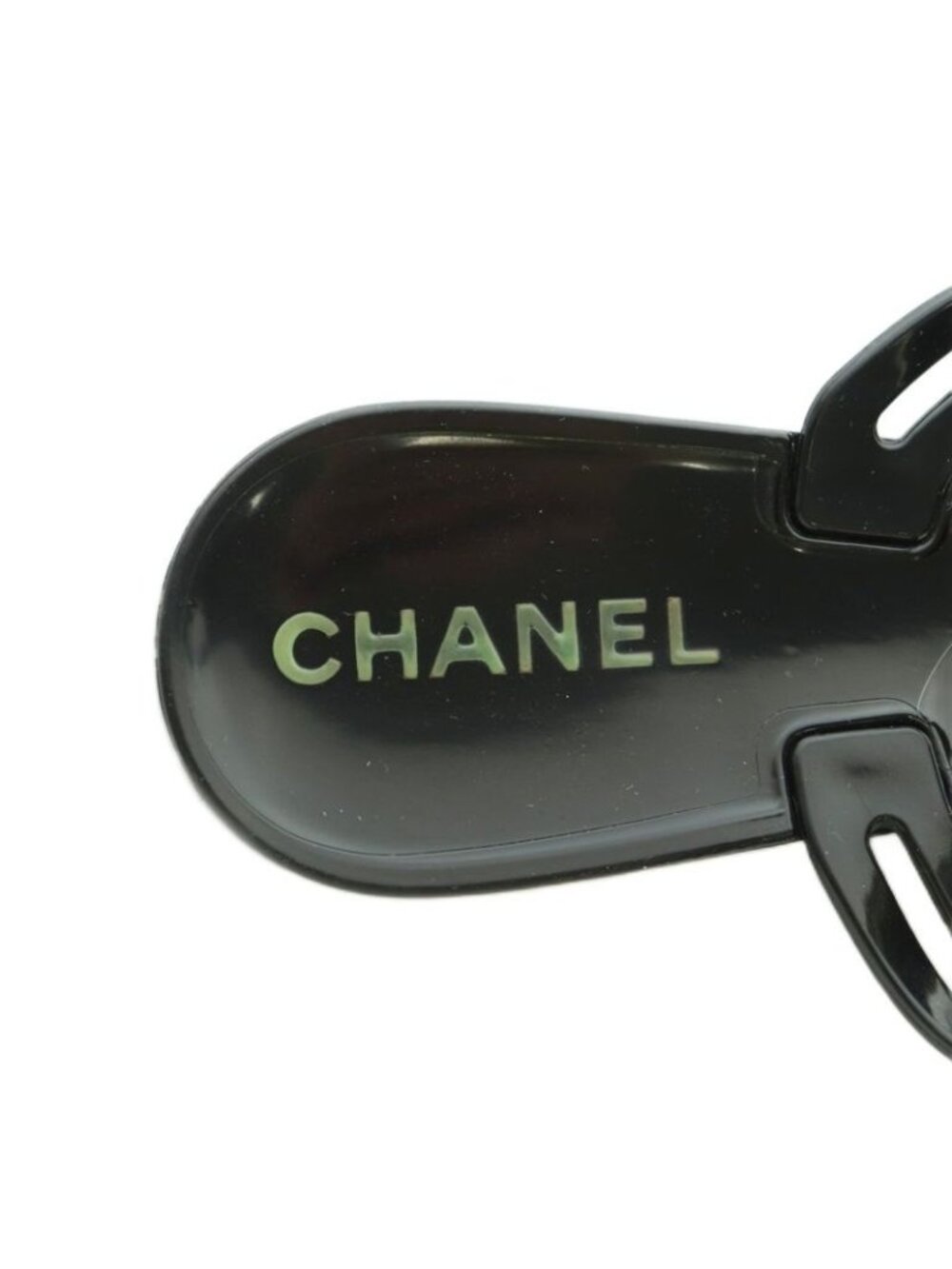 Chanel Camellia Thong Sandals 36 23.0 cm Black - Picture 7 of 9
